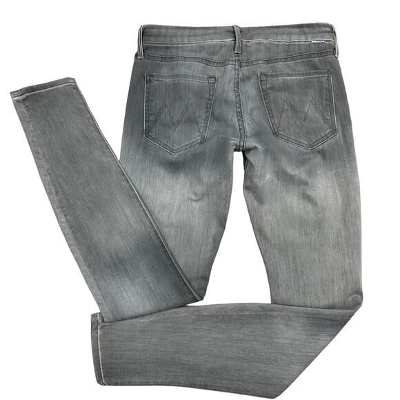MOTHERl The Looker jeans Size 28  Dark Moon Magic Grey Light Wash Skinny - Picture 6 of 16